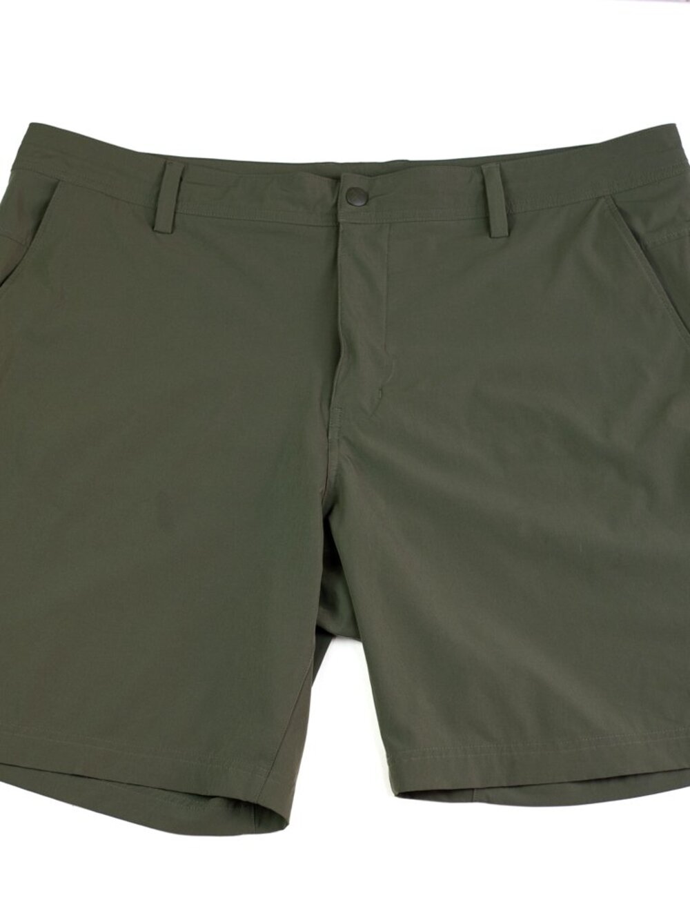 REI Co-op Men's Trail Shorts Olive Green Size 40 Stretch Performance Hiking